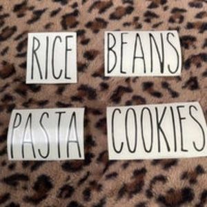 Rae Dunn Inspired Vinyl Decals